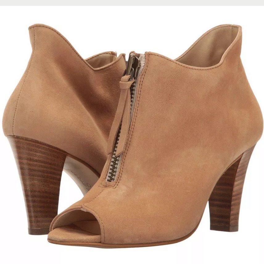 Paul Green Malory Peep Tow Bootie Size 8 Us/5.5 Uk